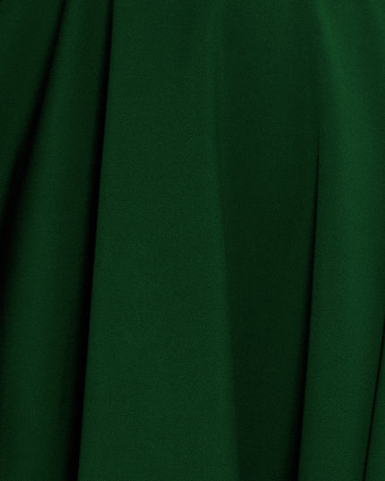12343-6-114-10 Ausgestelltes Kleid - herzförmiger Ausschnitt - dunkelgrün-6