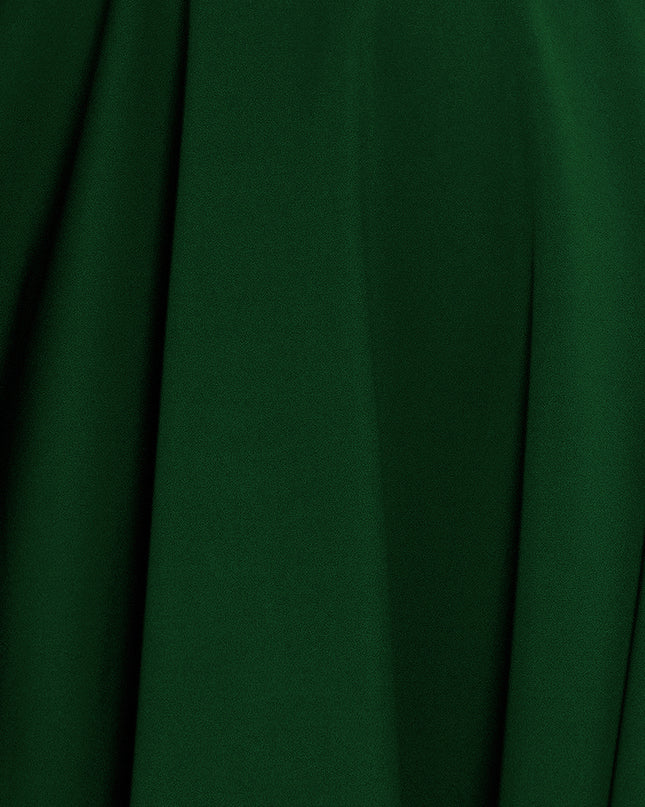 12343-6-114-10 Ausgestelltes Kleid - herzförmiger Ausschnitt - dunkelgrün-6
