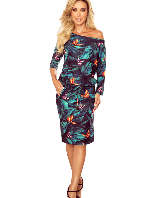 14478-7-13-119 Sportkleid mit Taschen - bunte Schmetterlinge-7