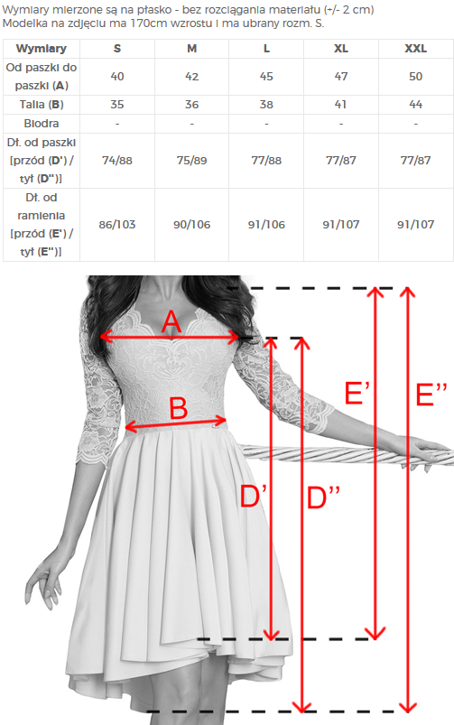 14170-7-210-2 NICOLLE - Kleid mit längerem Rücken mit Spitzenausschnitt - dunkelblau-7
