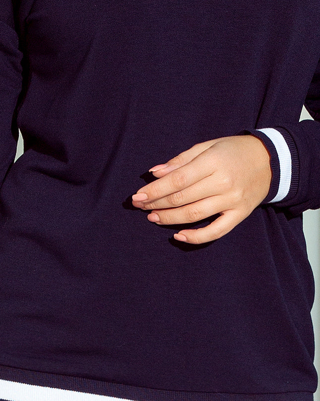 12331-6-222-1 Bequeme Sweatshirt - Marineblau-6