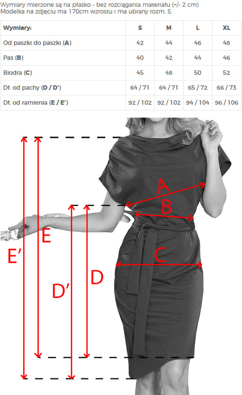 13248-7-240-2 ROXI kleid mit asymmetrischem rock und gürtel - burgund-7