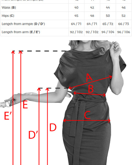 13248-8-240-2 ROXI kleid mit asymmetrischem rock und gürtel - burgund-8