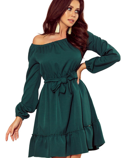 13547-8-265-1 DAISY Kleid mit Rüschen - grün-8