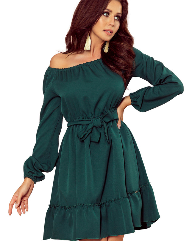 13547-8-265-1 DAISY Kleid mit Rüschen - grün-8
