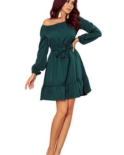 13547-9-265-1 DAISY Kleid mit Rüschen - grün-9