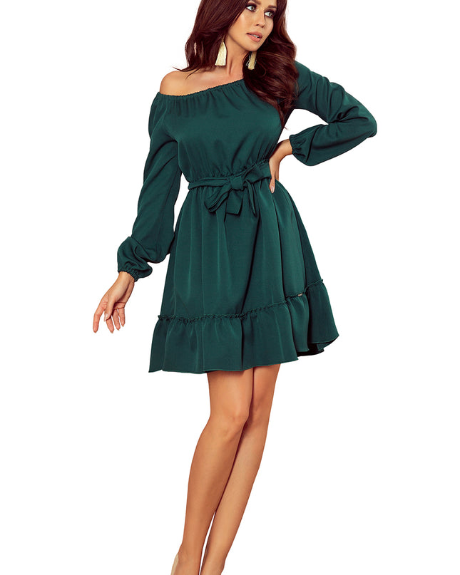 13547-9-265-1 DAISY Kleid mit Rüschen - grün-9