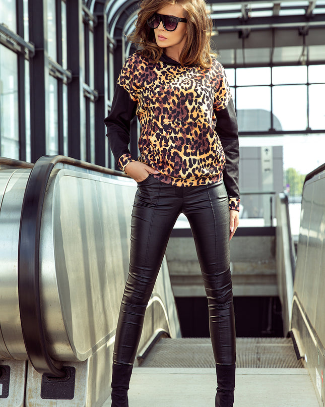 13787-3-279-1 Känguru-Hoodie  - Leopardenmuster-3