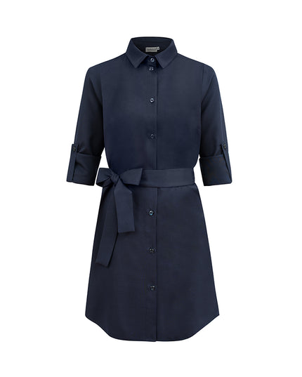 13830-9-288-1 Hemdblusenkleid mit Knöpfen - dunkelblau-9