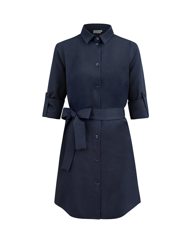 13830-9-288-1 Hemdblusenkleid mit Knöpfen - dunkelblau-9
