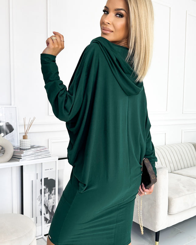 17106-2-400-1 Fledermauskleid mit Kapuze - grün-2