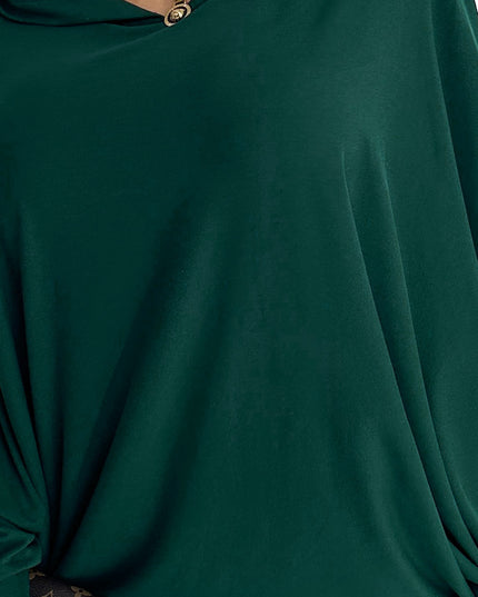 17106-5-400-1 Fledermauskleid mit Kapuze - grün-5