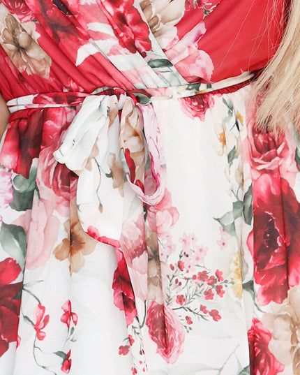 20370-6-Luftiges Wickel-Maxikleid mit Blumenmuster – Rote Rosen-6