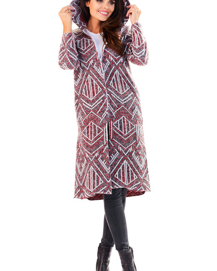 428-CLARET-LXL-2-Coat M141-2