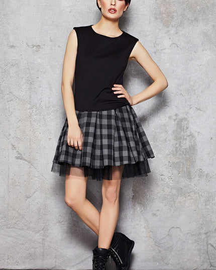 926-GRAY-S-1-Skirt M035-1